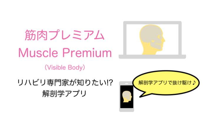 解剖学アプリがスゴイ：筋肉プレミアム Muscle Premium（Visible Body）by PT・OT・STニュース.blog